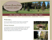 Tablet Screenshot of nrgcemetery.com